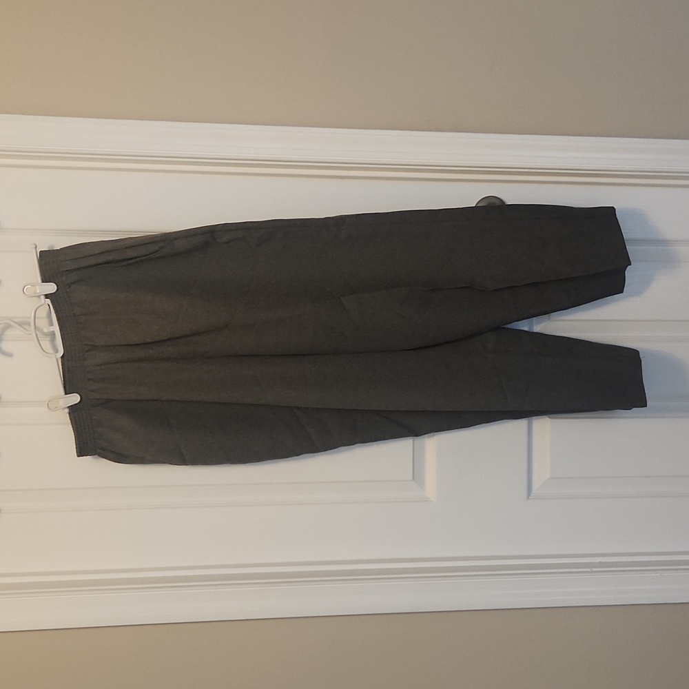 Gray trousers